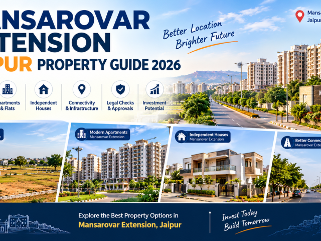 Mansarovar Extension Jaipur property guide for residential plots, flats and investors